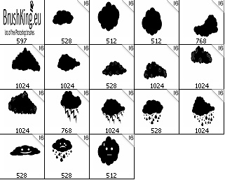 Облака. Кисти для фотошопа