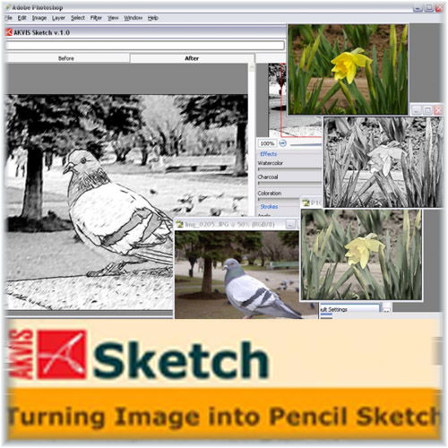 Плагин AKVIS Sketch 8.6 для Photoshop