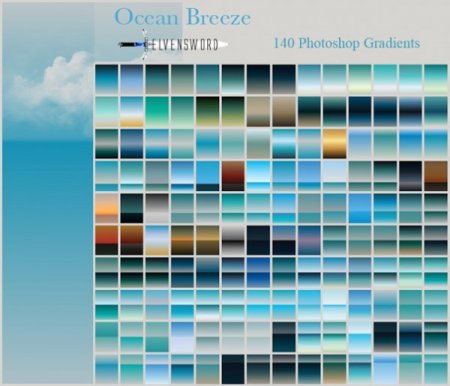 Градиенты Ocean Breeze