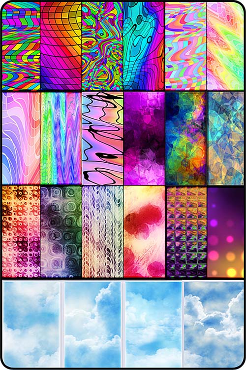 40 бесшовных текстур (Patterns)